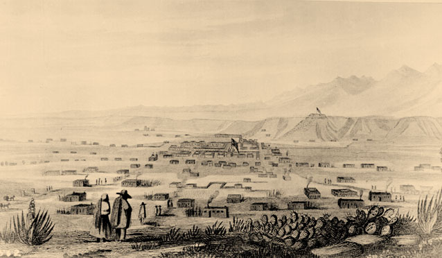 Overlooking the city of Santa Fe, NM