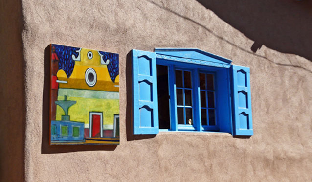 Canyon Road Art Scene